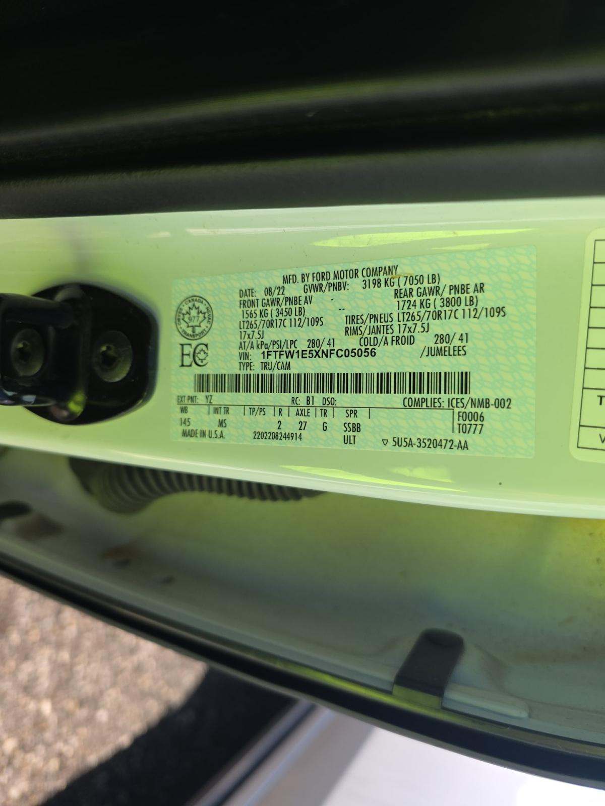 2022 Ford F-150 XLT AWD