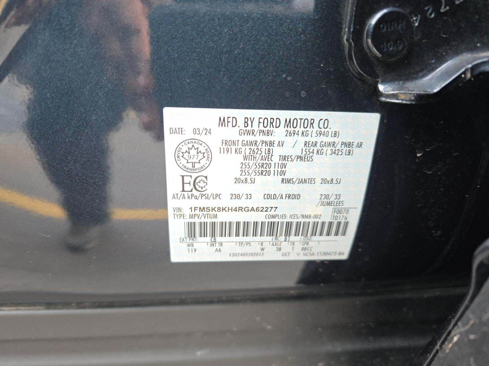 2024 Ford Explorer ST-Line AWD