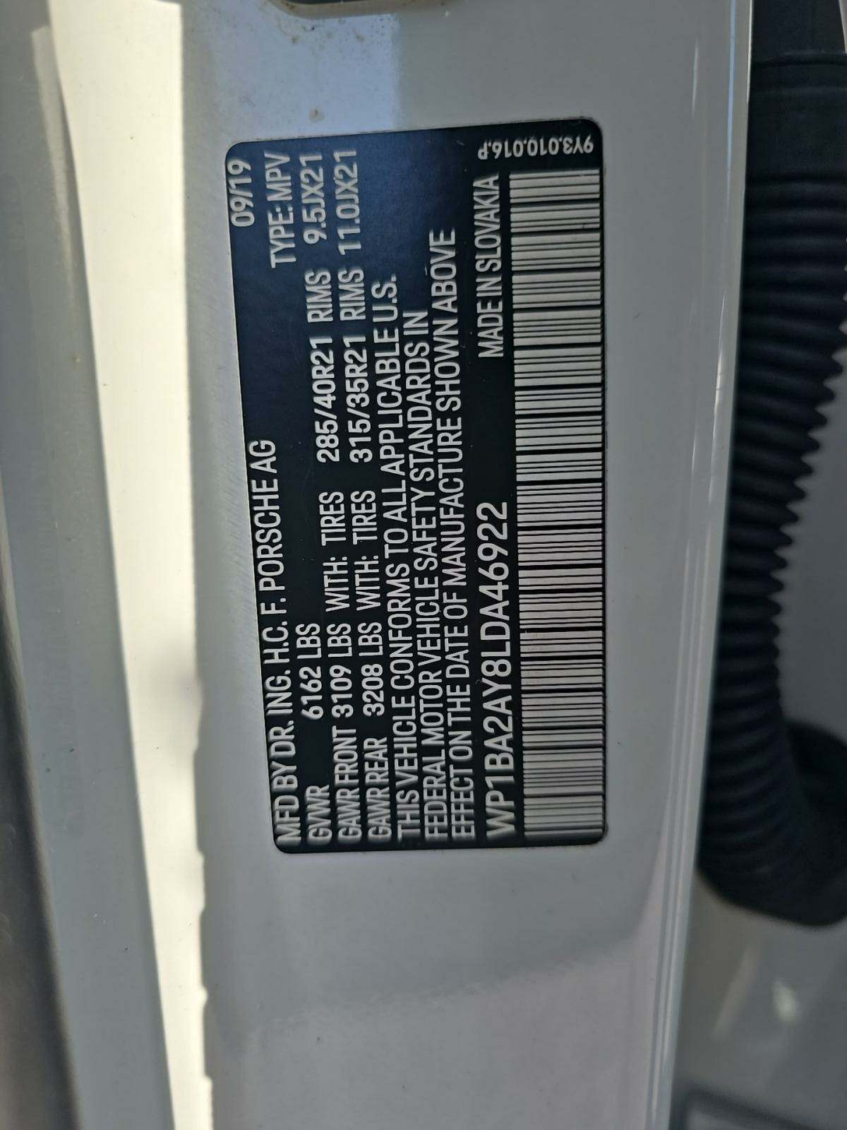 2020 Porsche Cayenne Base AWD