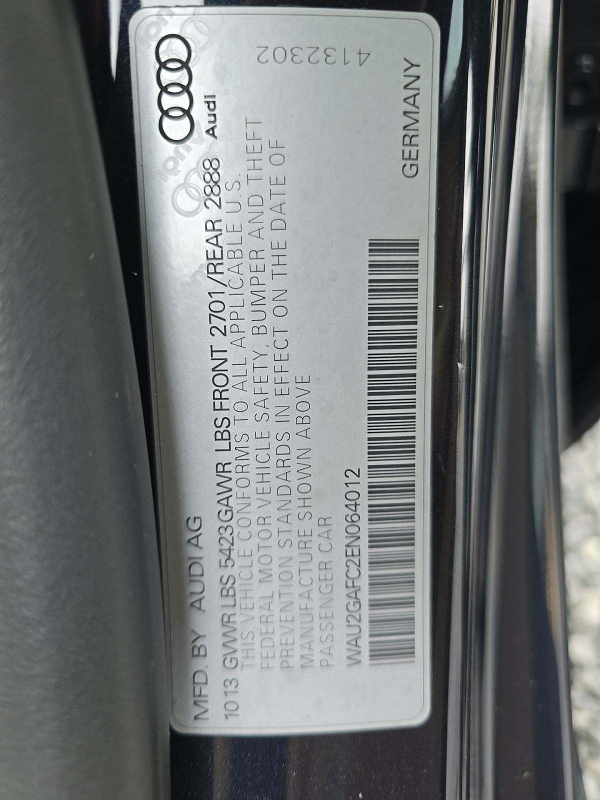 2014 Audi A7 3.0T Prestige AWD