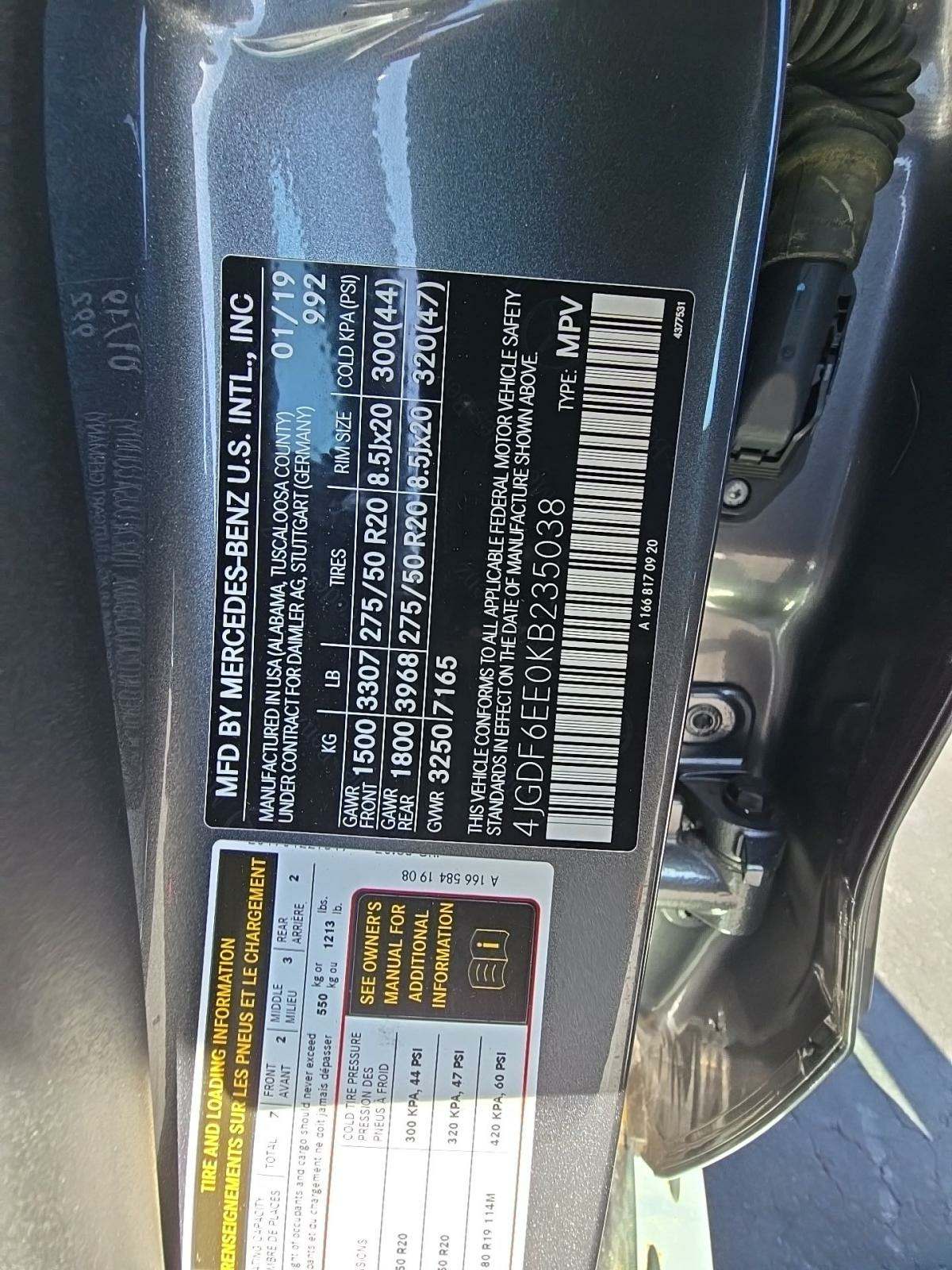 2019 Mercedes-Benz GLS GLS 450 AWD