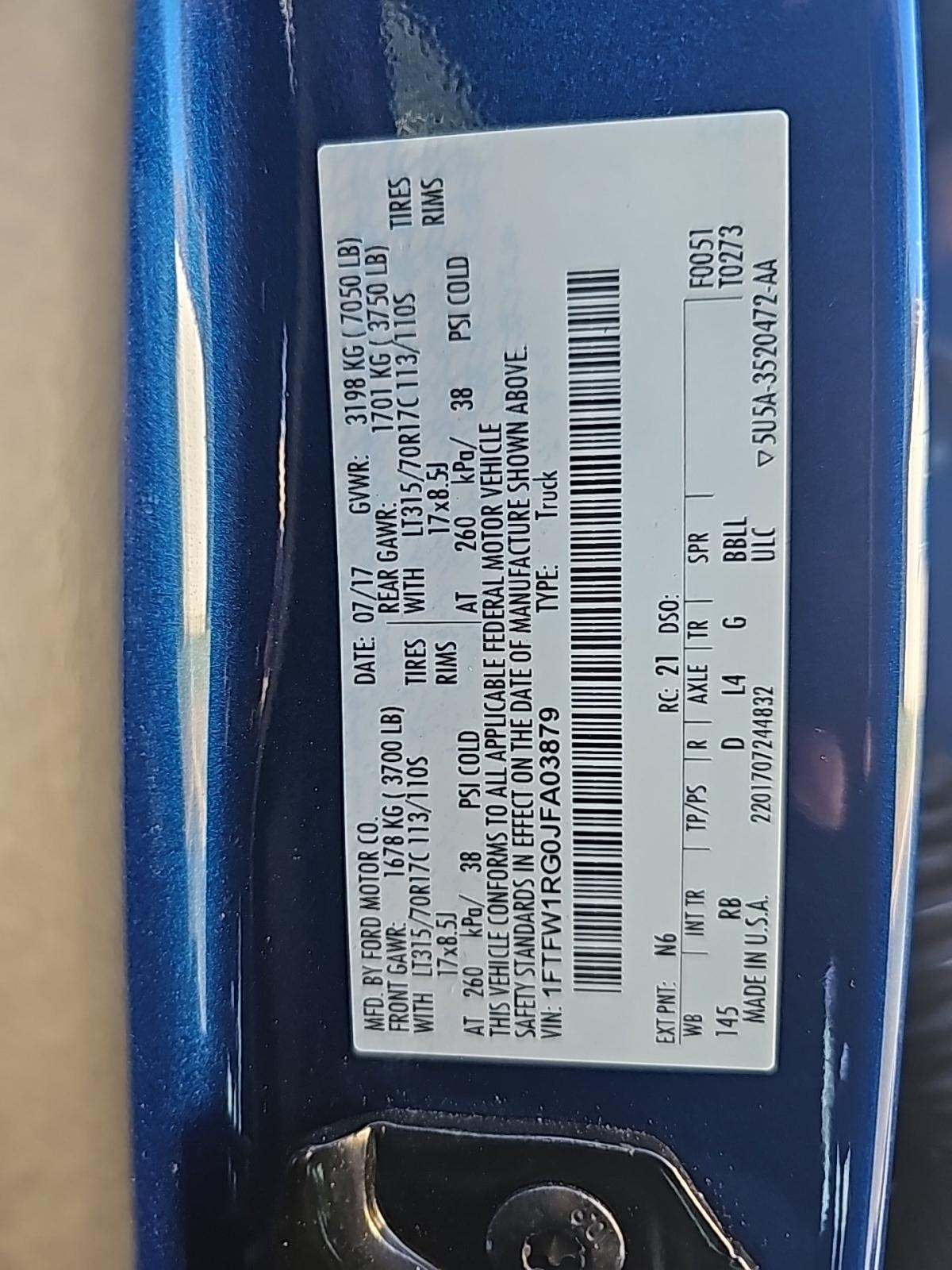 2018 Ford F-150 Raptor AWD