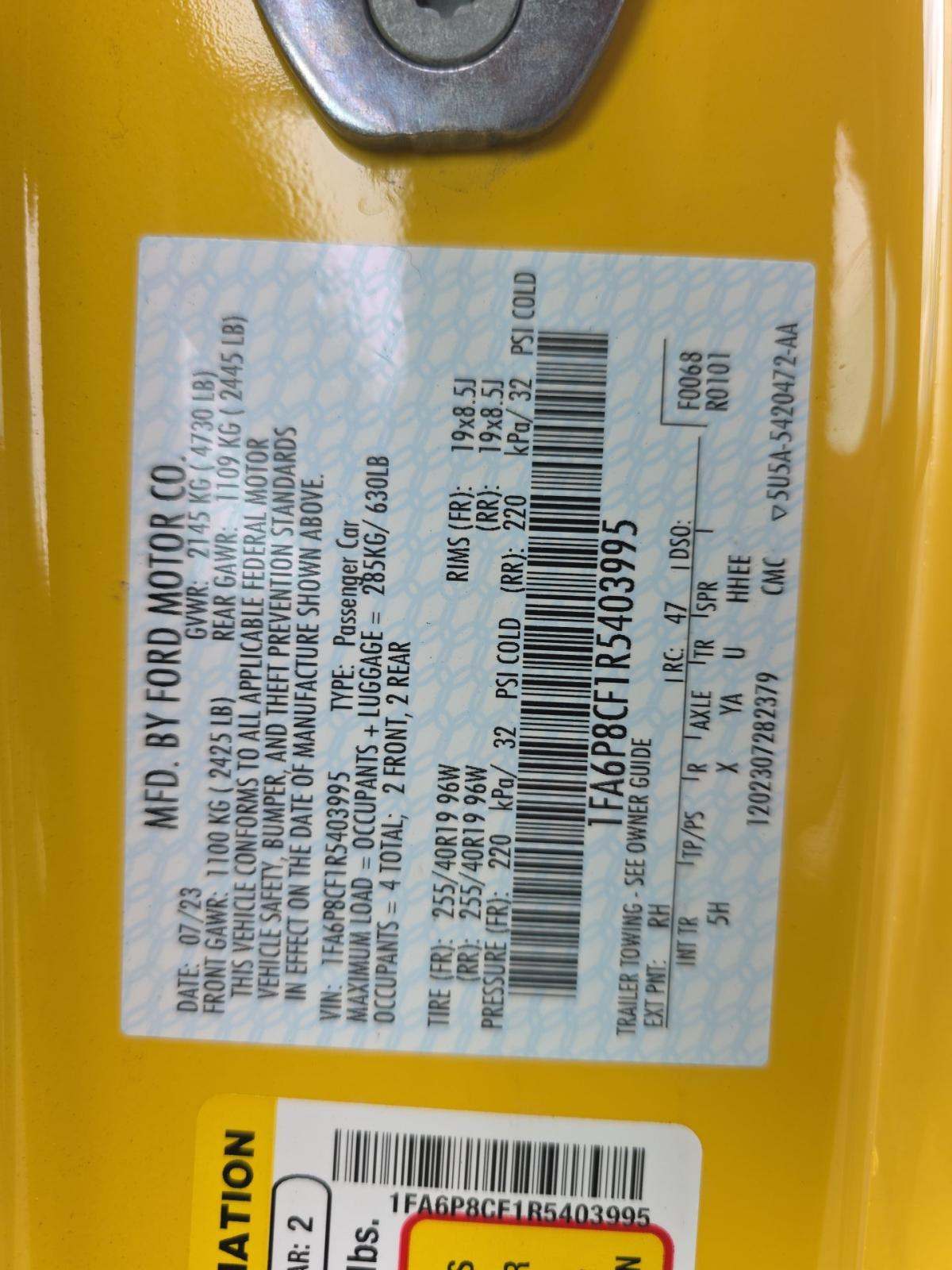 2024 Ford Mustang GT Premium RWD