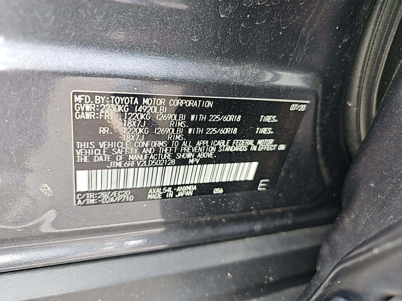 2020 Toyota RAV4 Hybrid XSE AWD