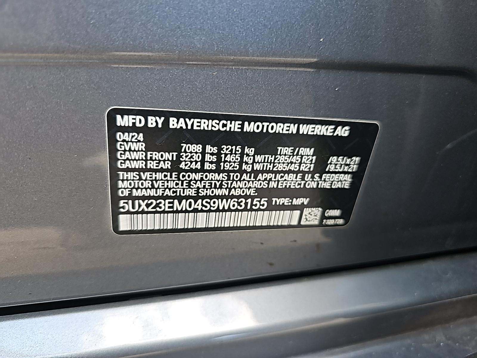 2025 BMW X7 xDrive40i AWD