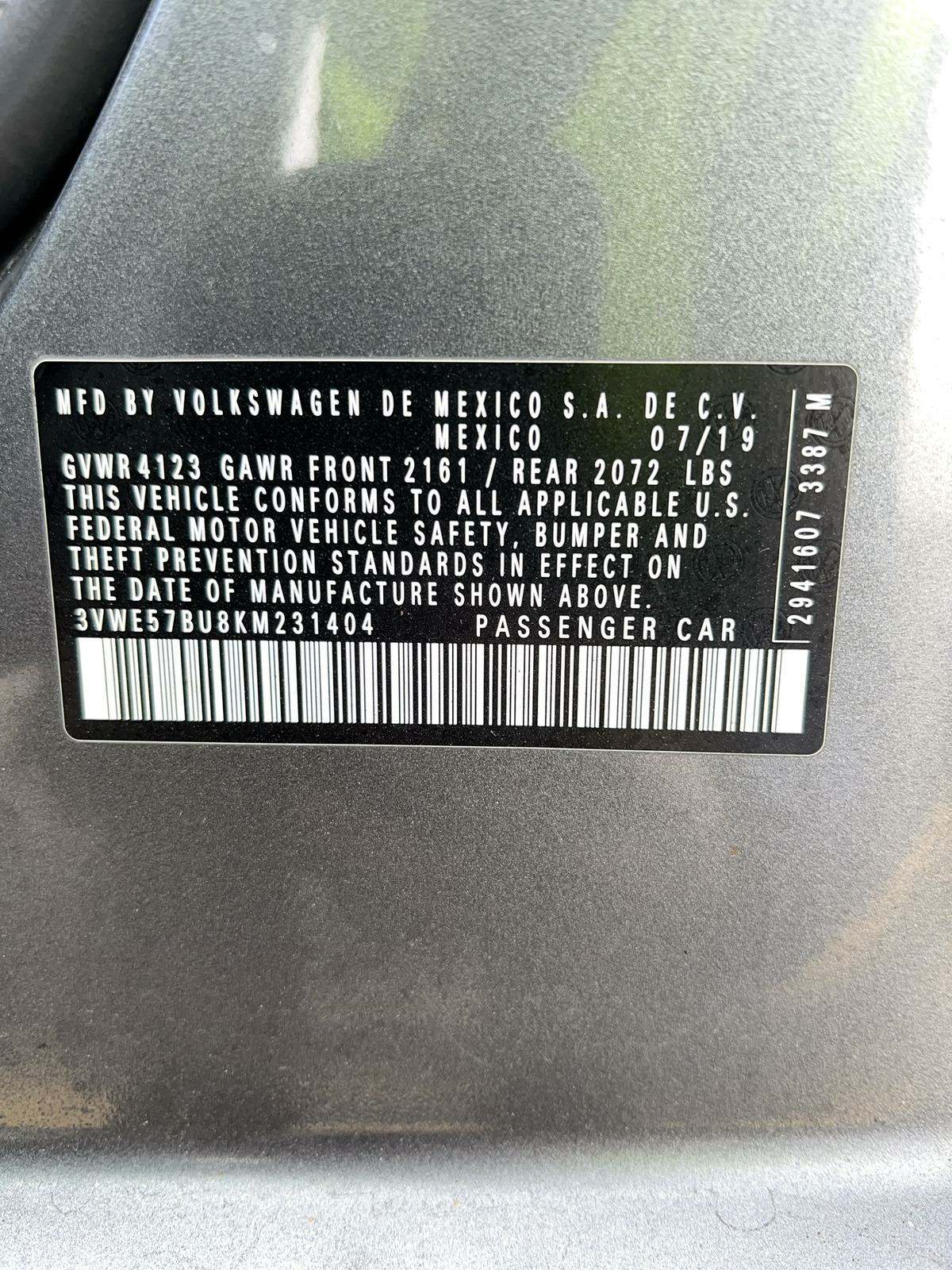 2019 Volkswagen Jetta SEL FWD