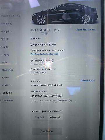2017 Tesla Model S 75 RWD