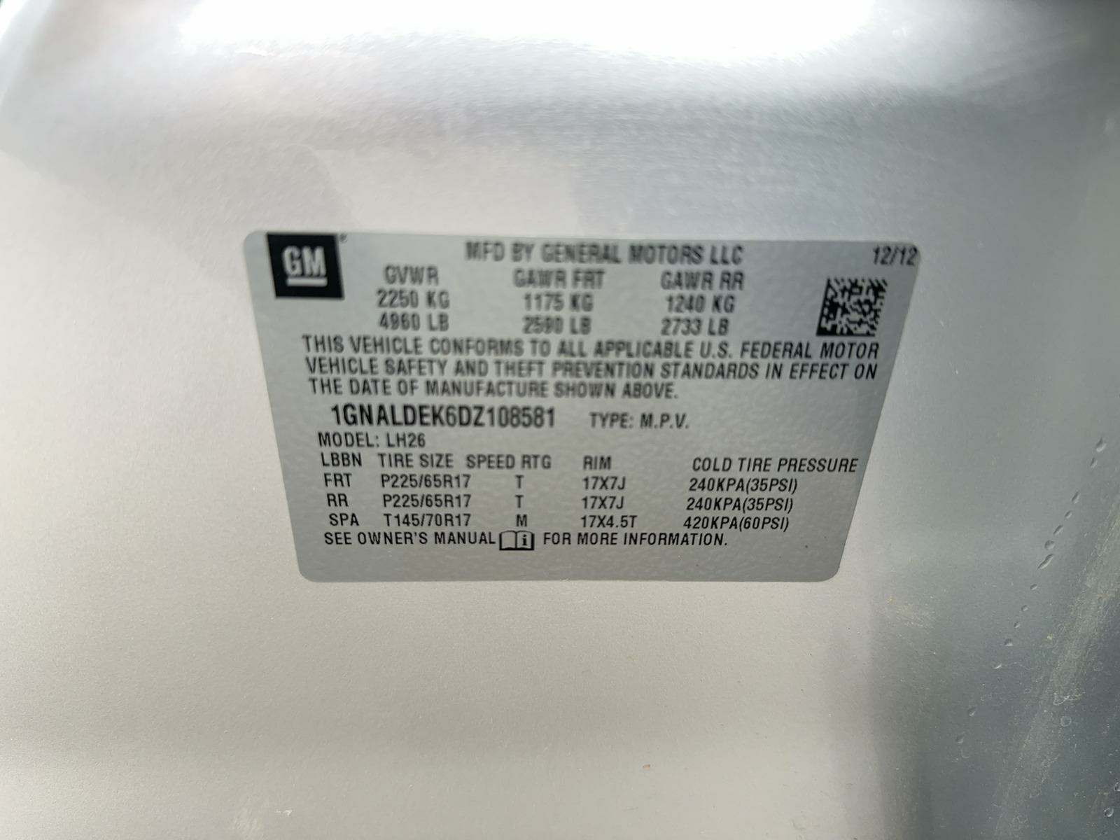 2013 Chevrolet Equinox LT FWD