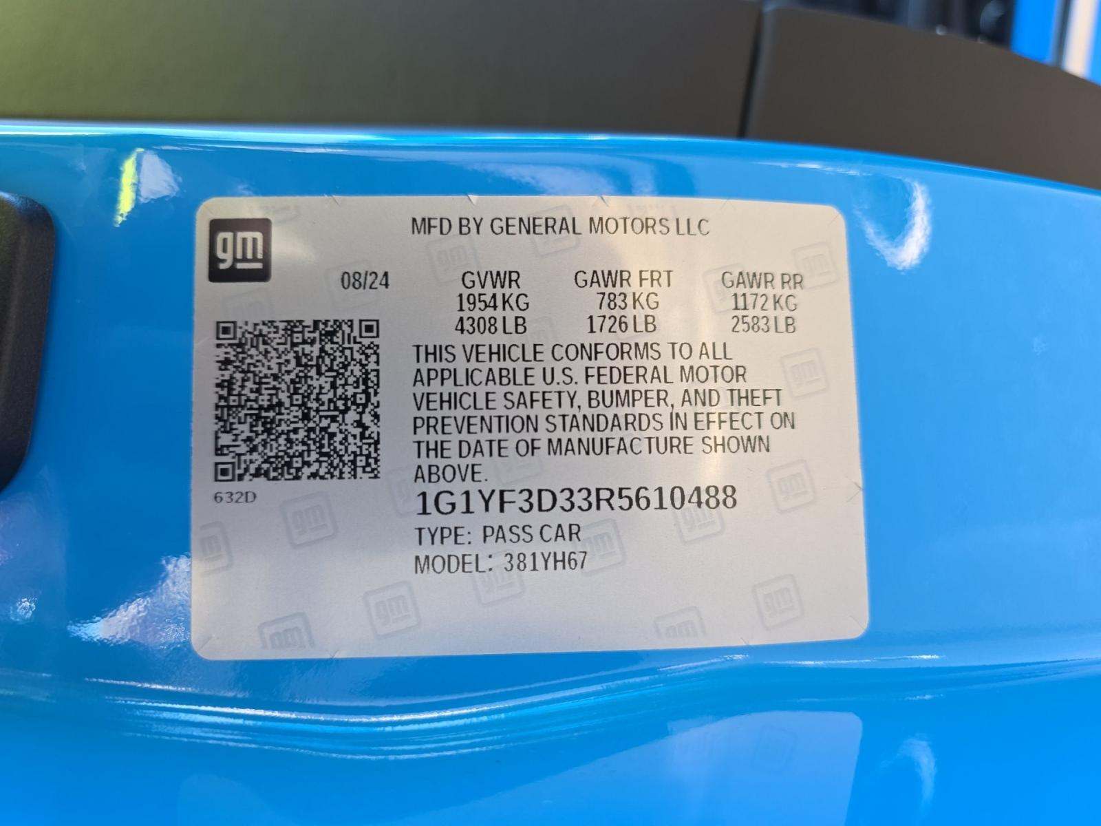 2024 Chevrolet Corvette Z06 RWD