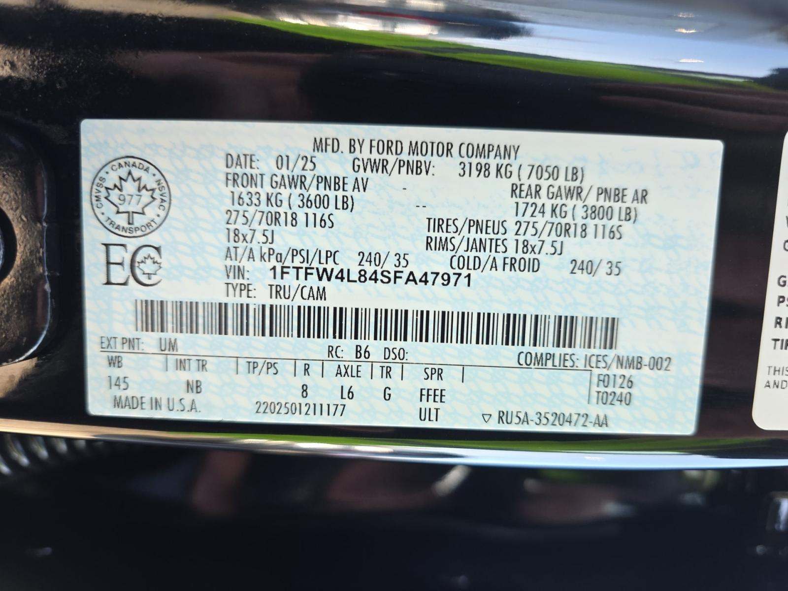 2025 Ford F-150 Tremor AWD