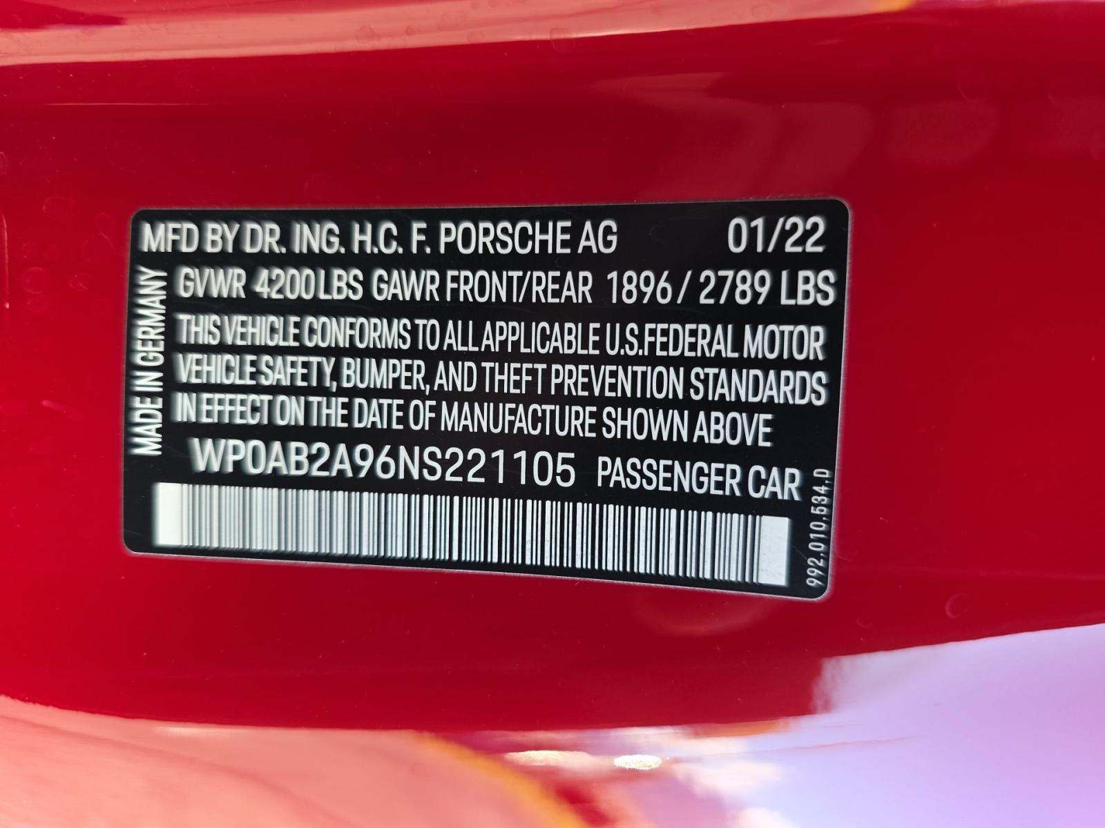 2022 Porsche 911 Carrera GTS RWD