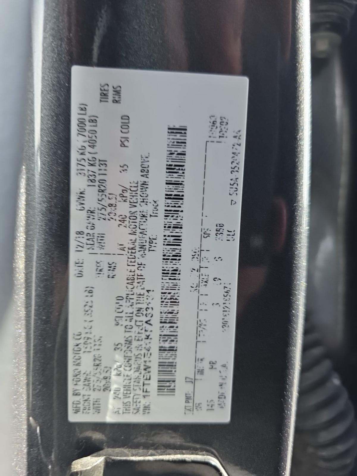 2019 Ford F-150 Lariat AWD