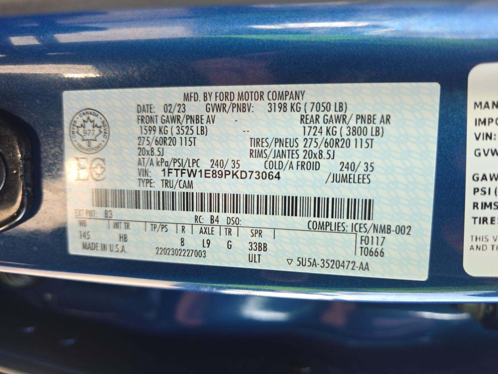 2023 Ford F-150 Lariat AWD