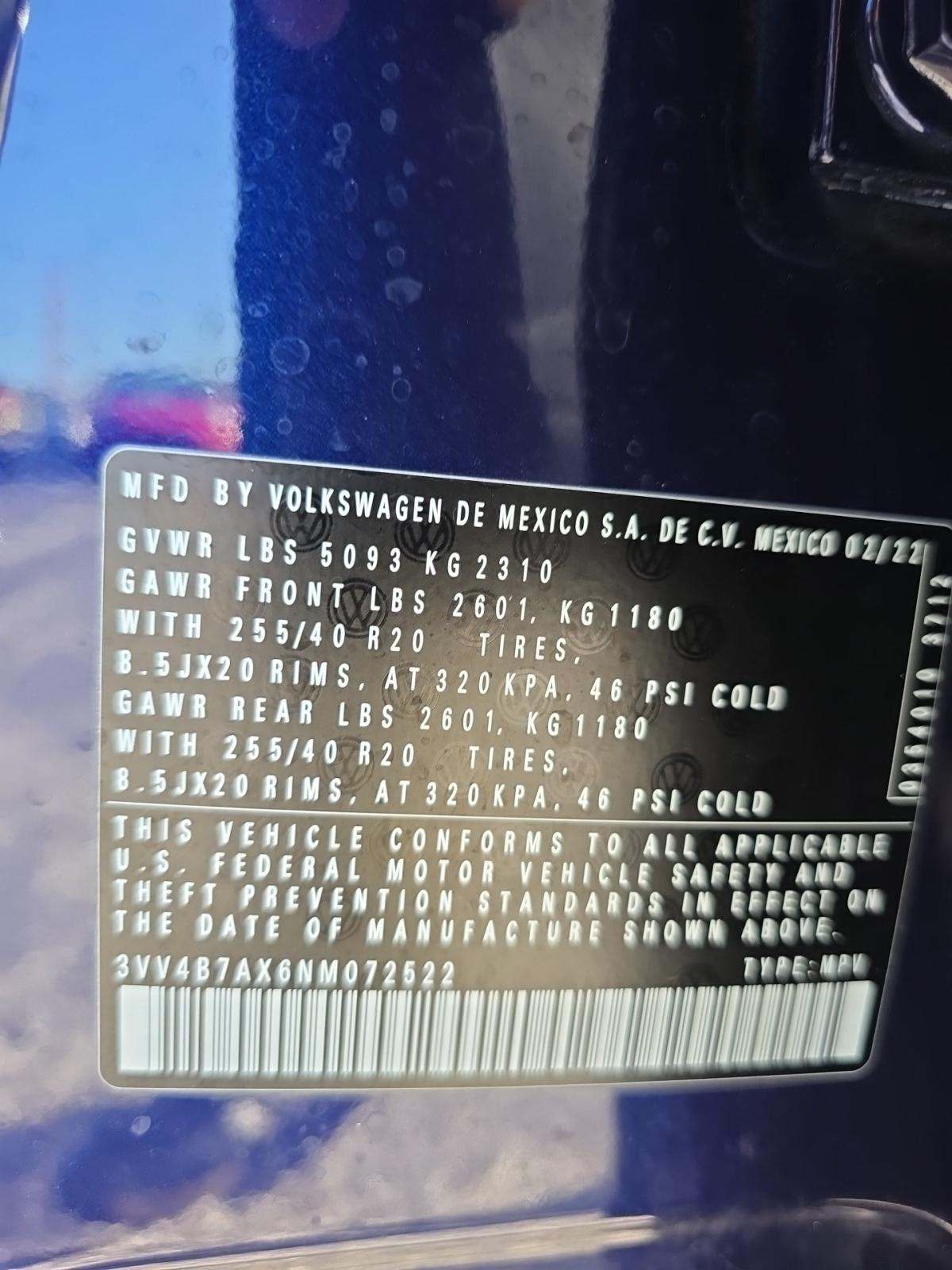 2022 Volkswagen Tiguan 2.0T SEL R-Line AWD