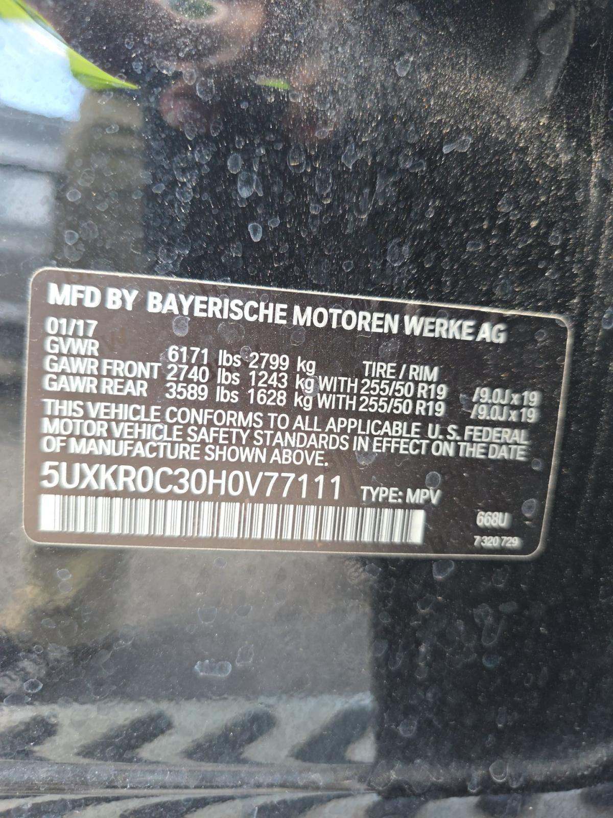 2017 BMW X5 xDrive35i AWD