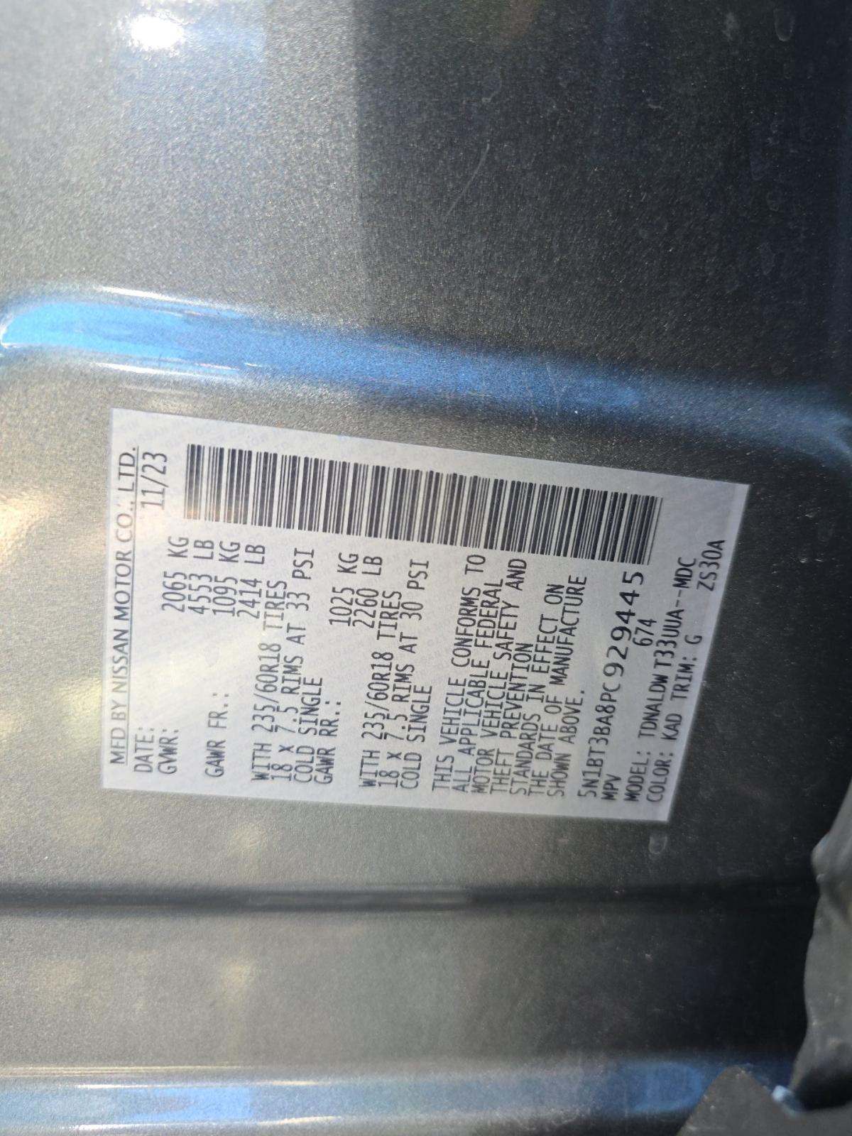 2023 Nissan Rogue SV FWD