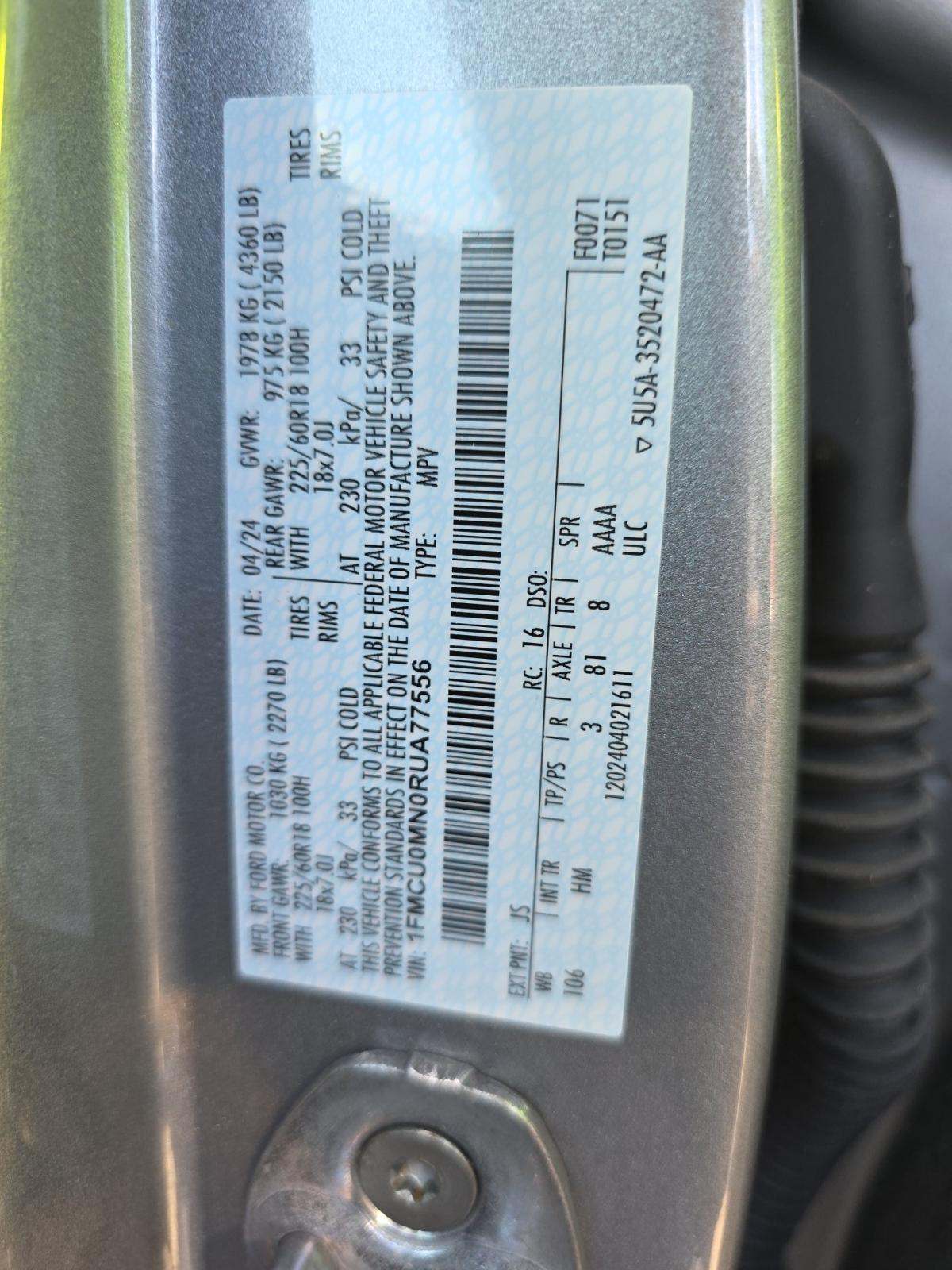 2024 Ford Escape ST-Line FWD