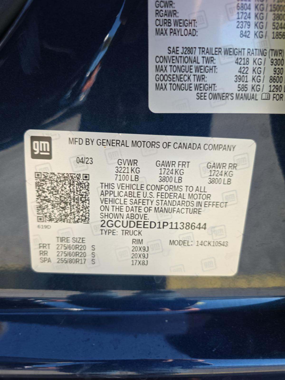 2023 Chevrolet Silverado 1500 RST AWD