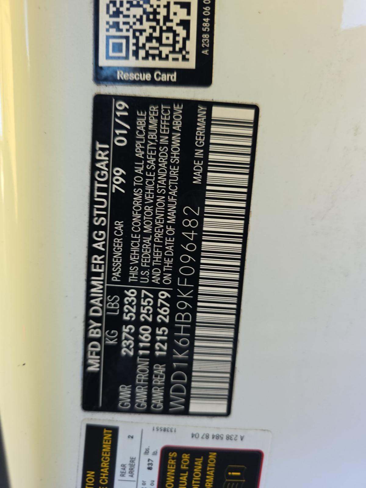 2019 Mercedes-Benz E-Class E 450 RWD