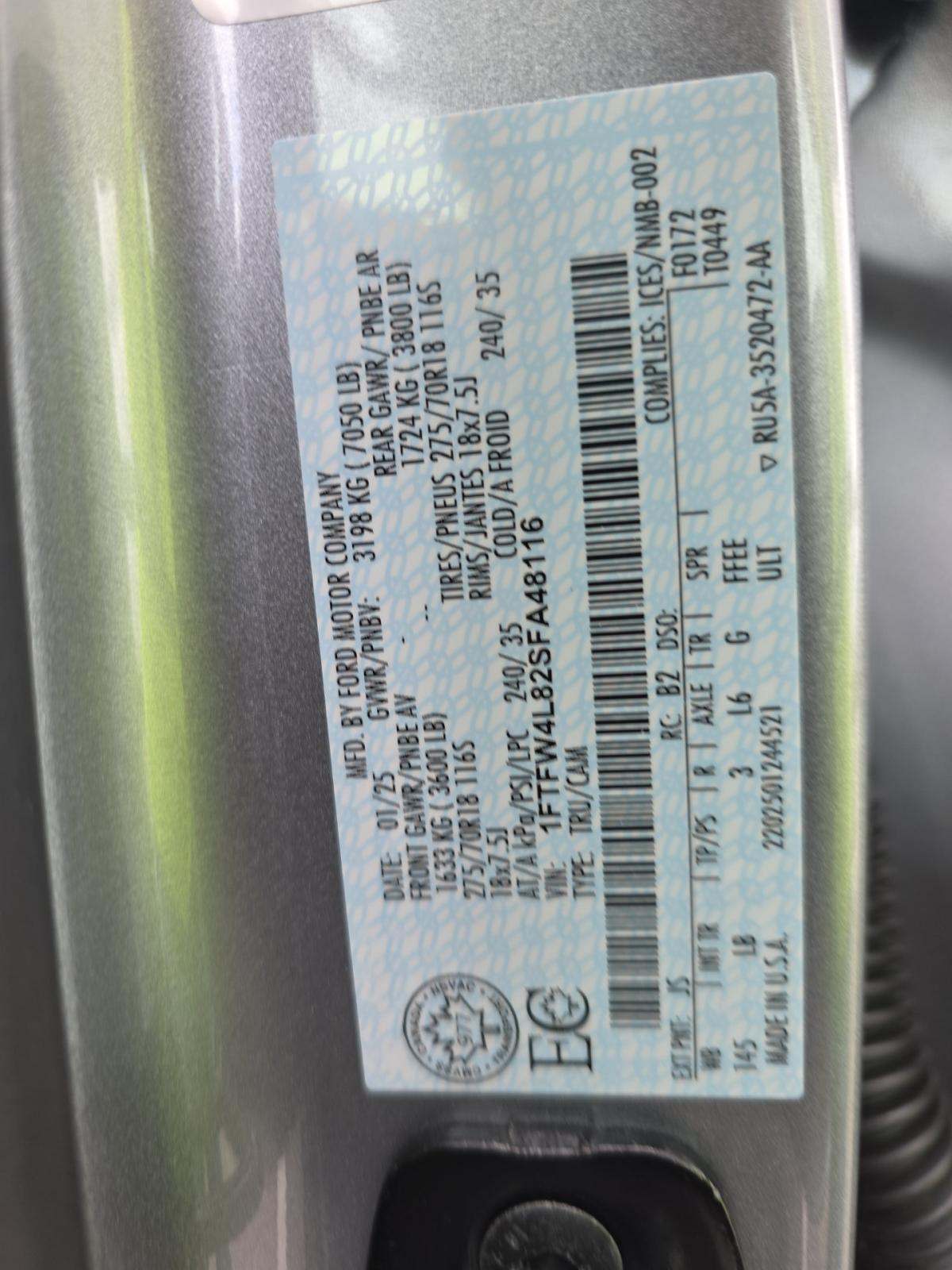 2025 Ford F-150 Tremor AWD