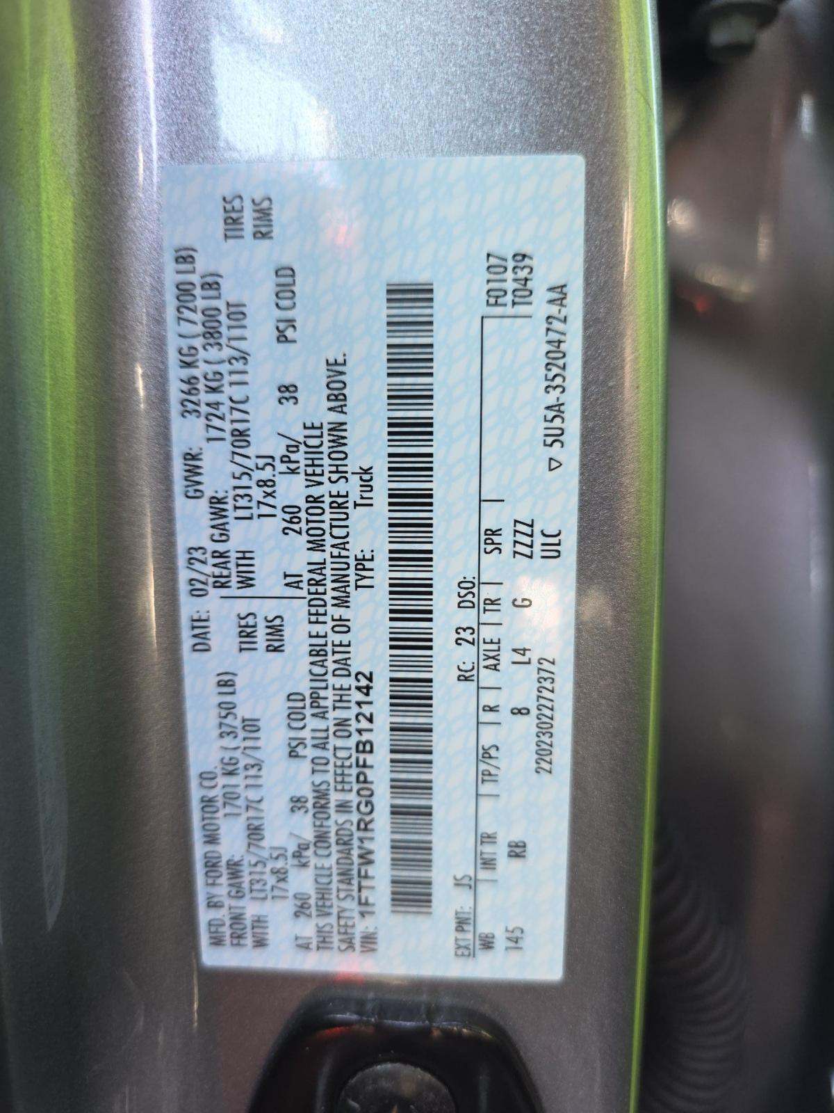 2023 Ford F-150 Raptor AWD