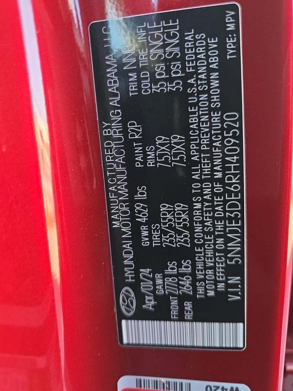 2024 Hyundai Tucson Limited FWD