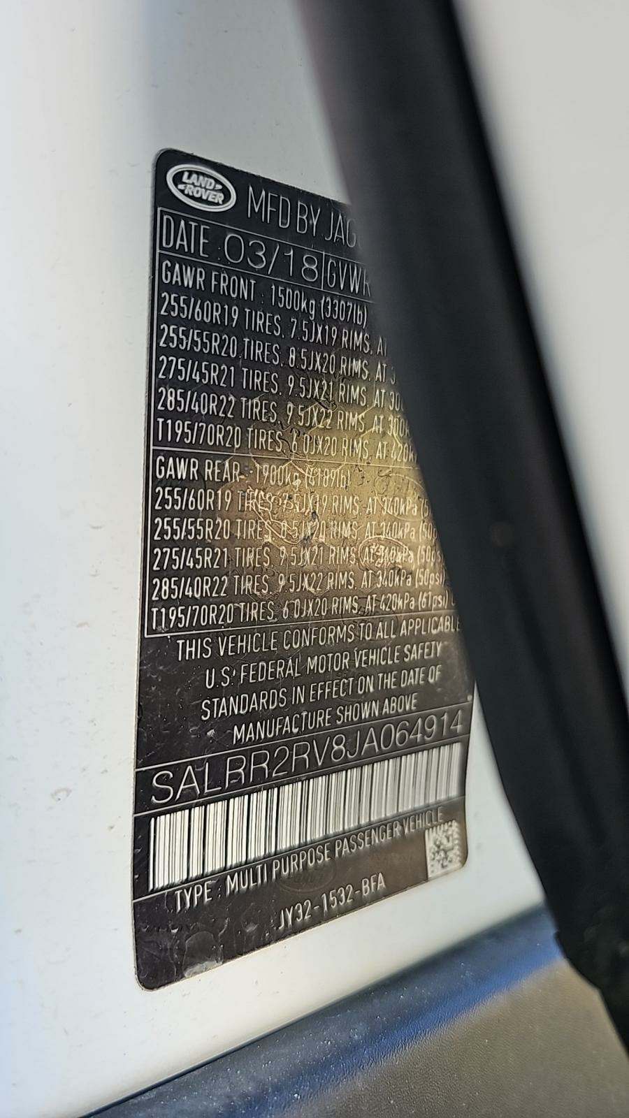 2018 Land Rover Discovery HSE AWD