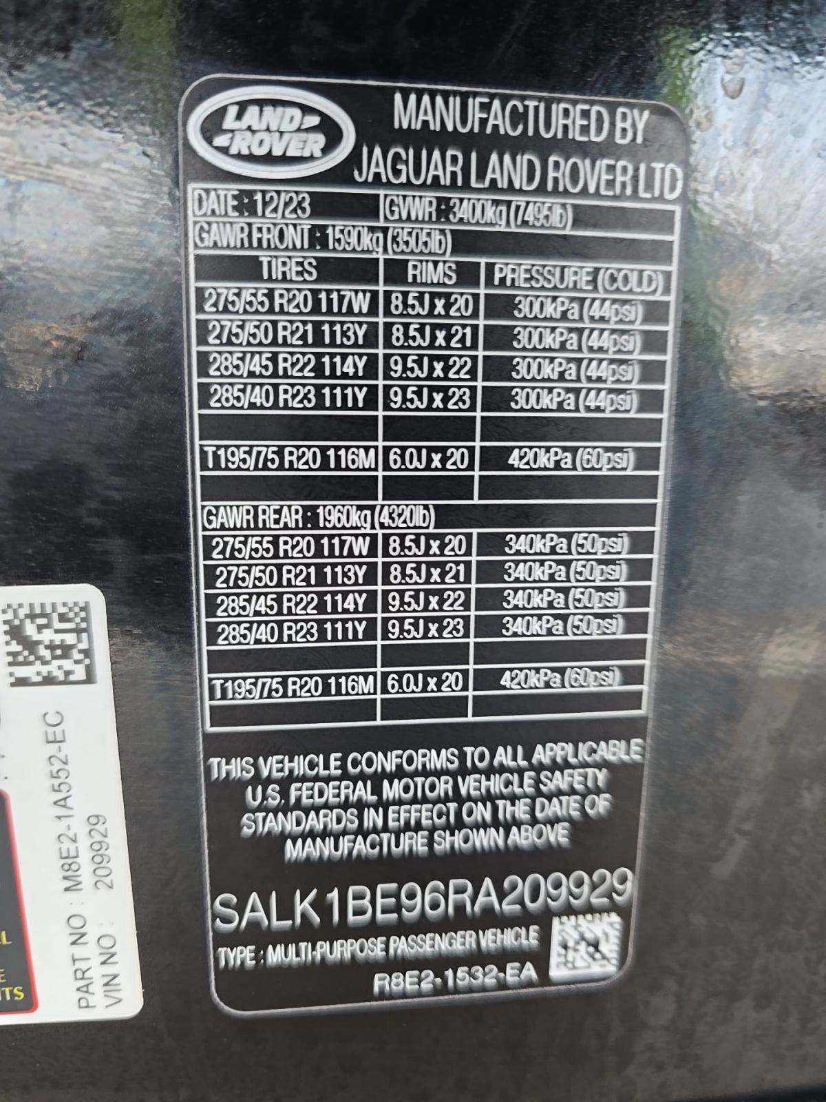 2024 Land Rover Range Rover Autobiography LWB AWD