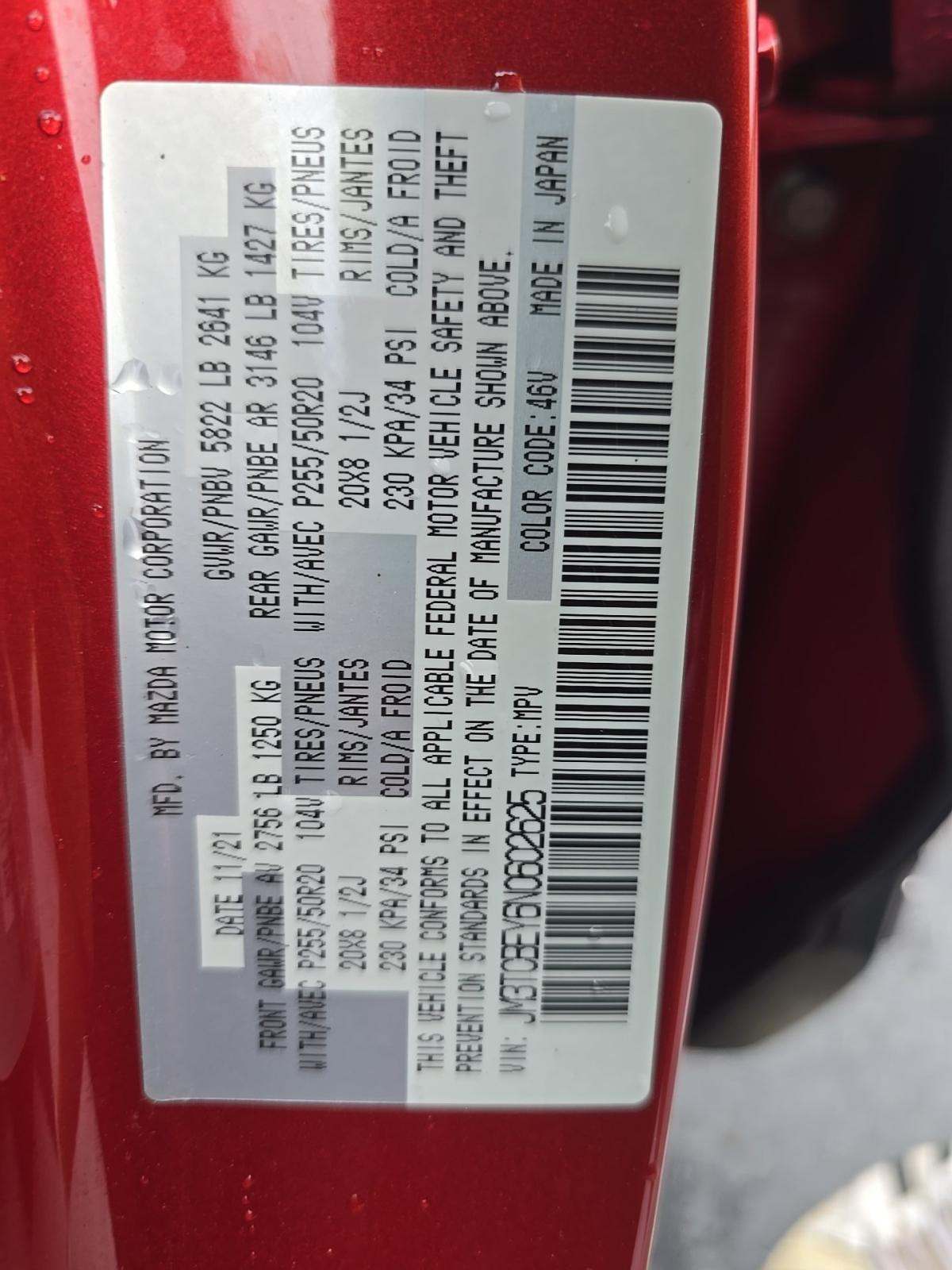 2022 MAZDA CX-9 Signature AWD