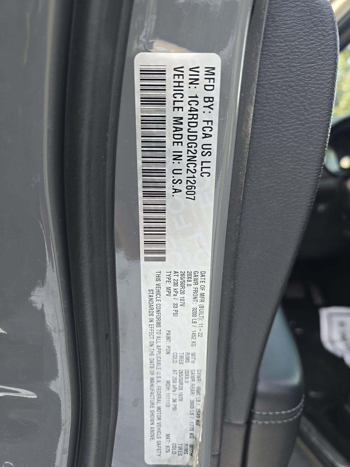 2022 Dodge Durango GT Plus AWD