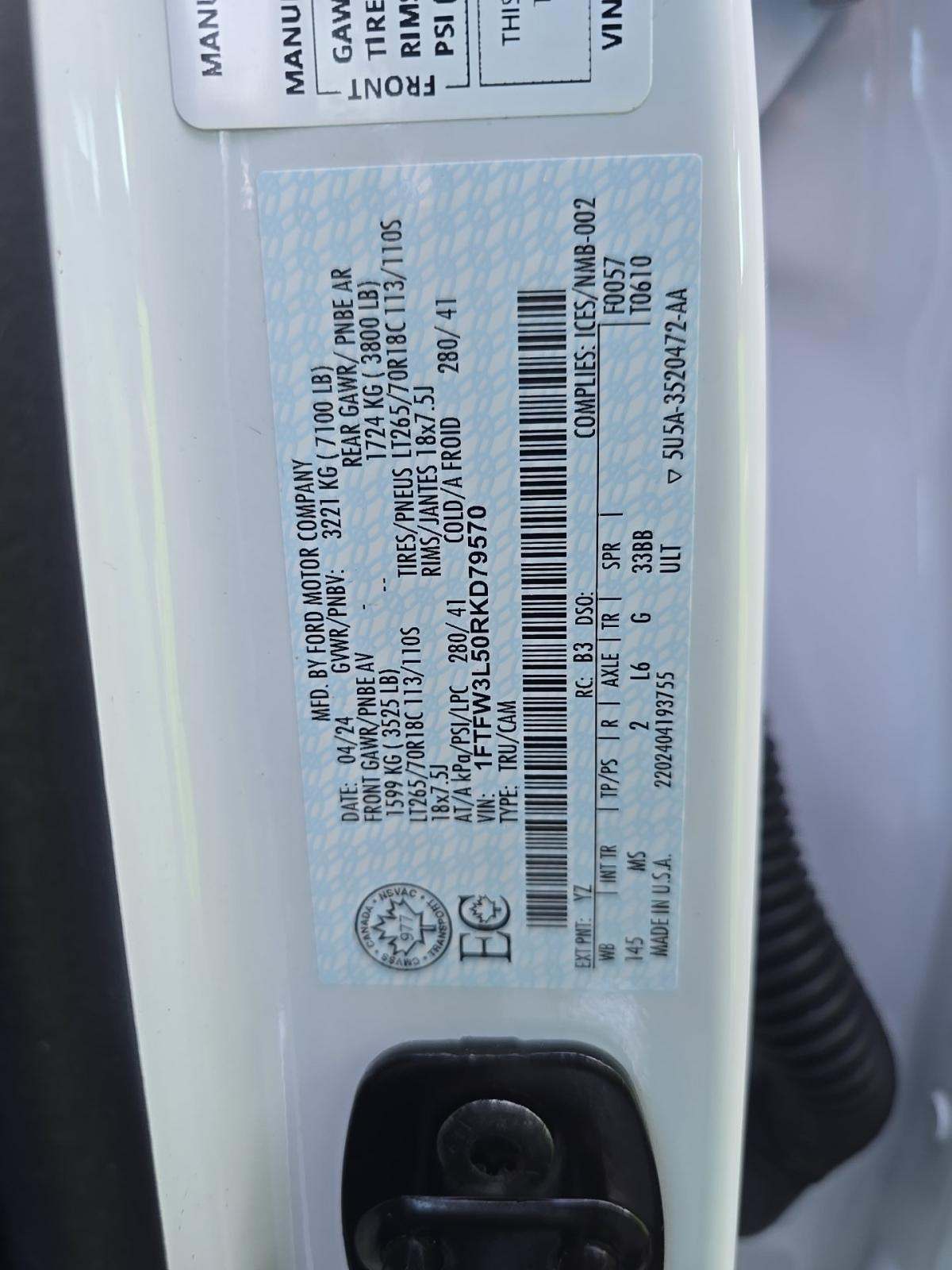 2024 Ford F-150 XLT AWD