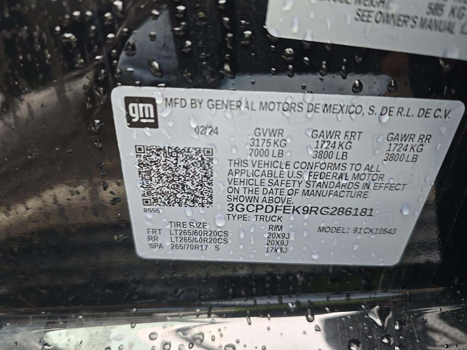 2024 Chevrolet Silverado 1500 LT Trail Boss AWD