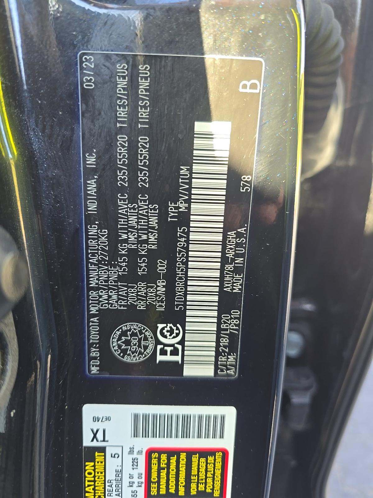 2023 Toyota Highlander Hybrid Limited AWD