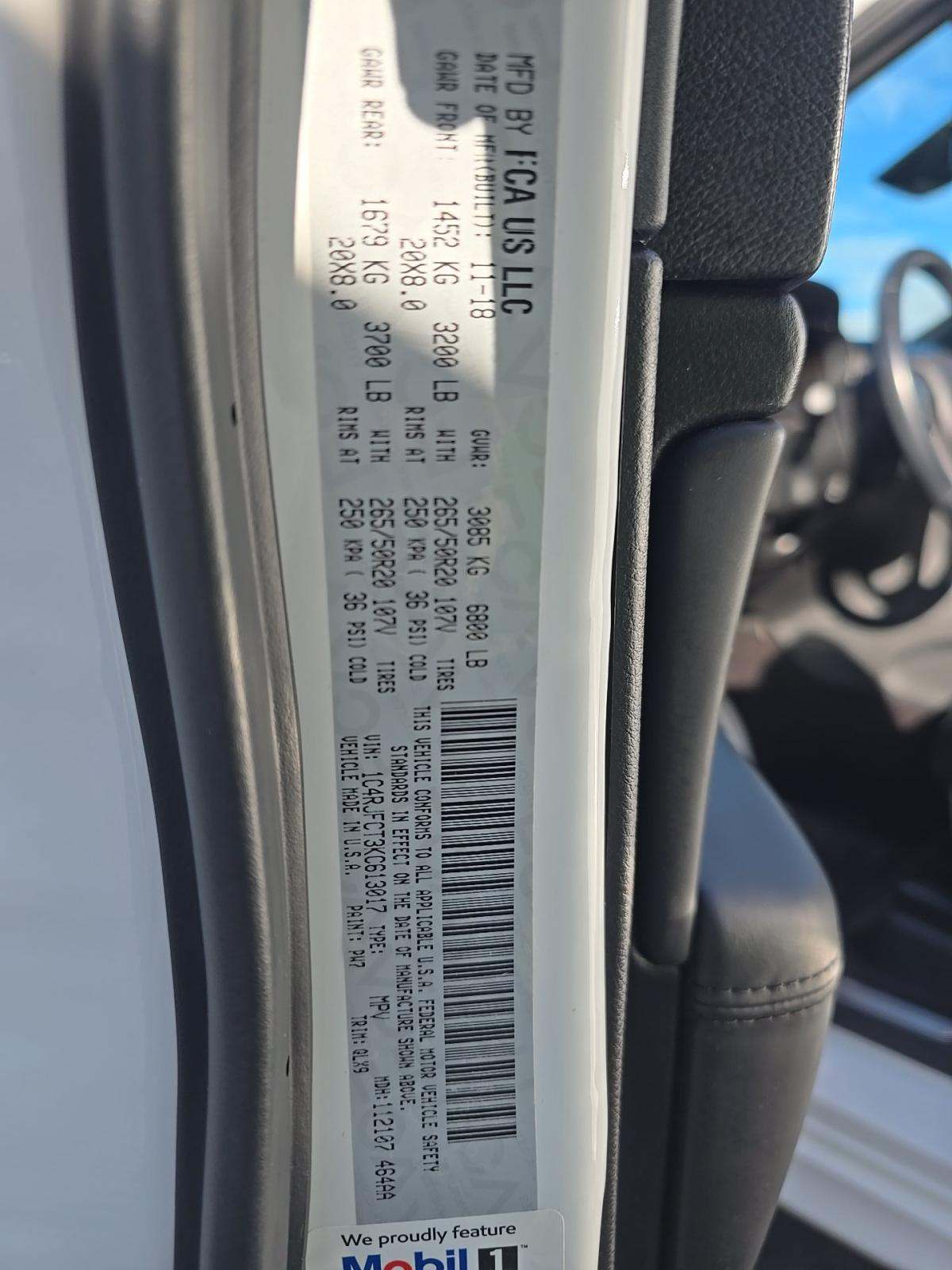 2019 Jeep Grand Cherokee Overland High Altitude Edition AWD