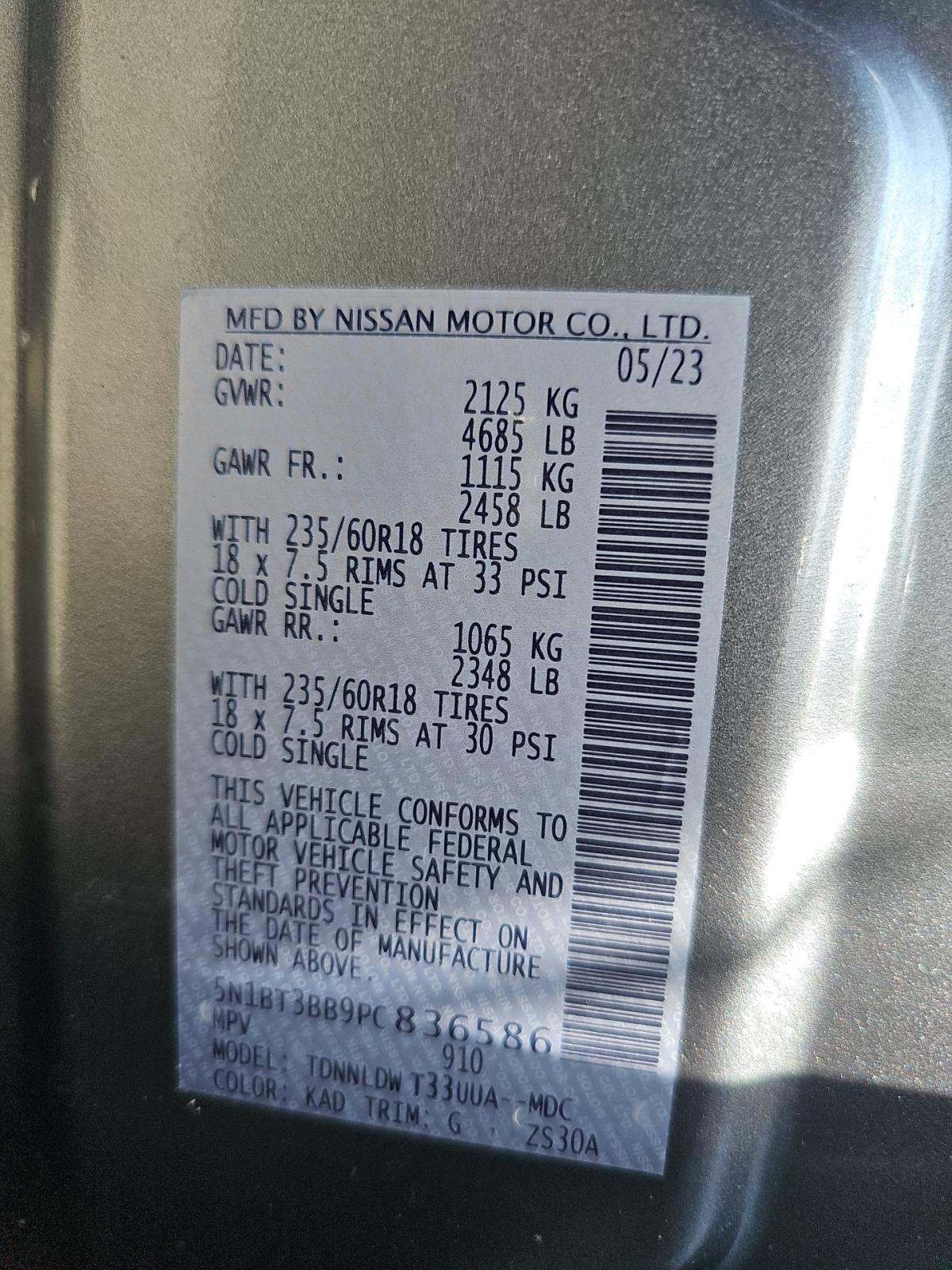 2023 Nissan Rogue SV AWD