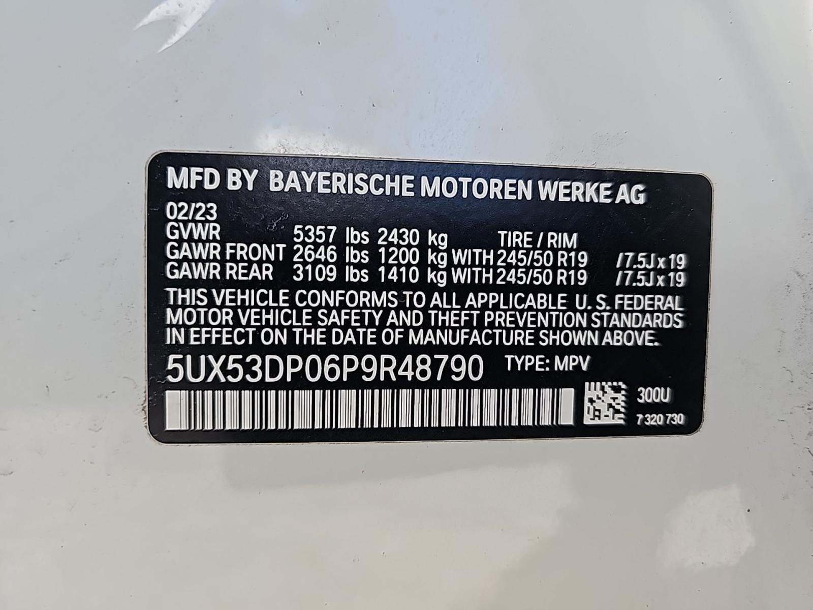 2023 BMW X3 xDrive30i AWD