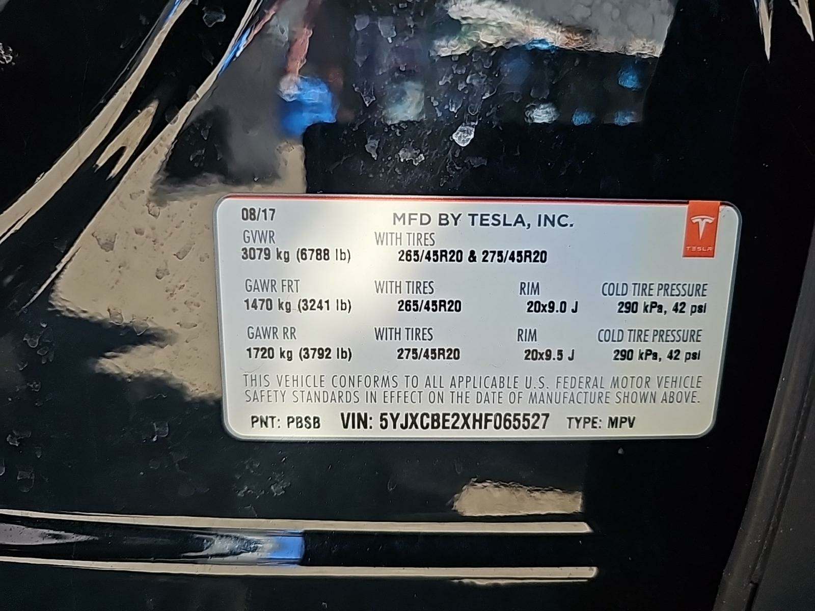 2017 Tesla Model X 100D AWD