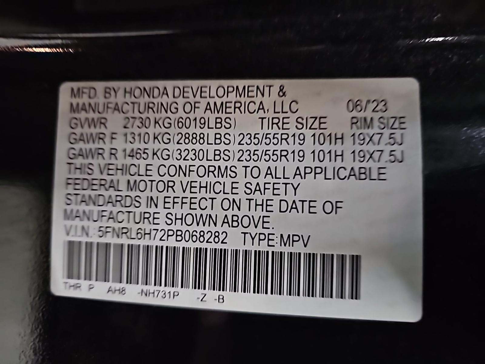 2023 Honda Odyssey Sport FWD