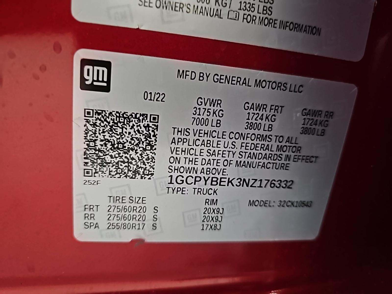 2022 Chevrolet Silverado 1500 Custom AWD