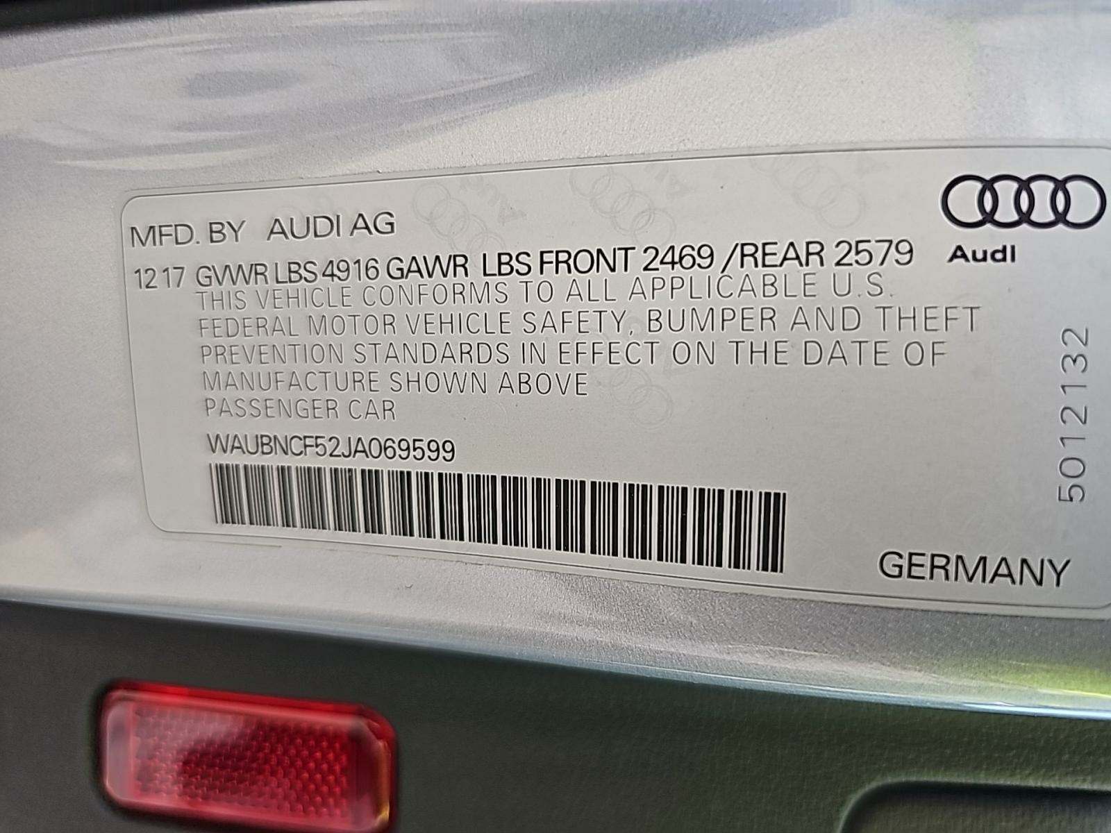 2018 Audi A5 Premium Plus AWD