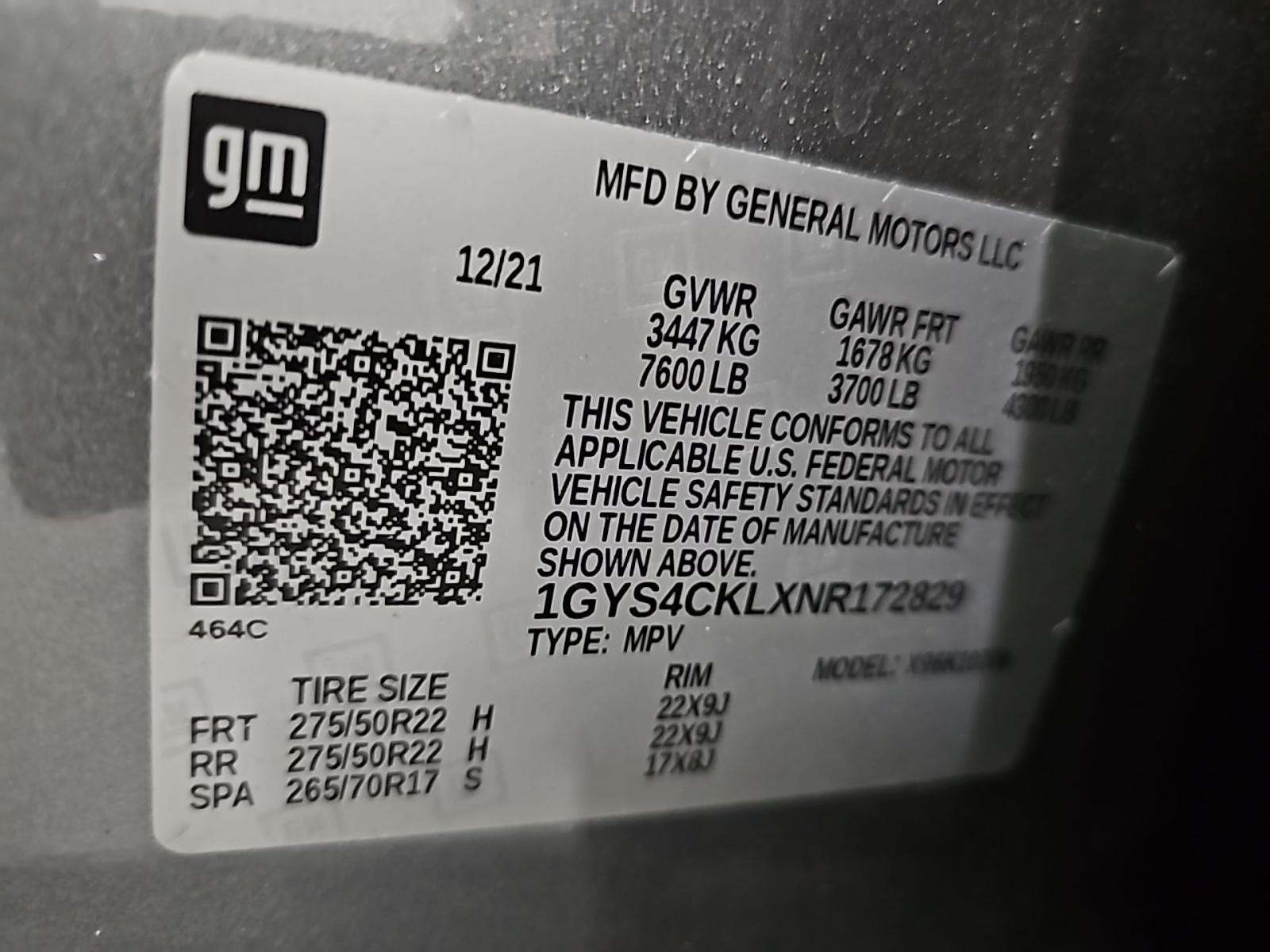 2022 Cadillac Escalade Premium Luxury AWD