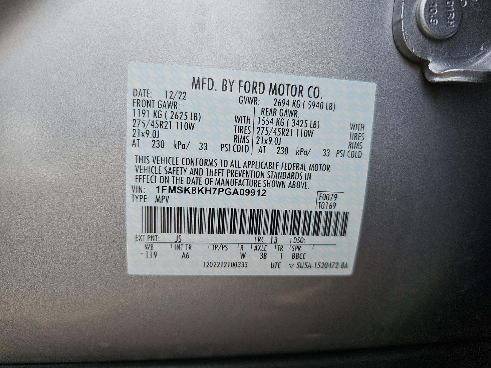 2023 Ford Explorer ST-Line AWD