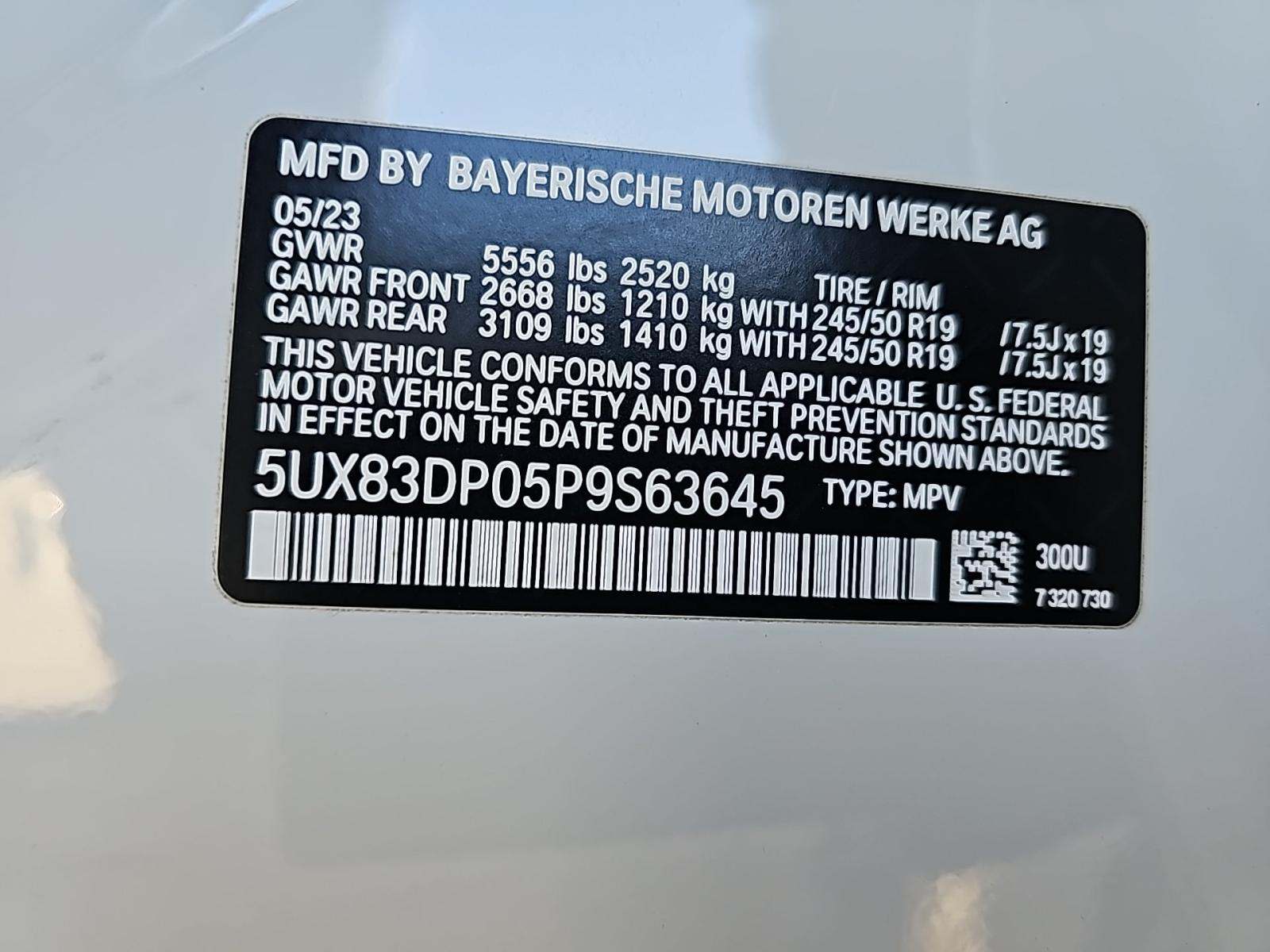 2023 BMW X3 M40i AWD