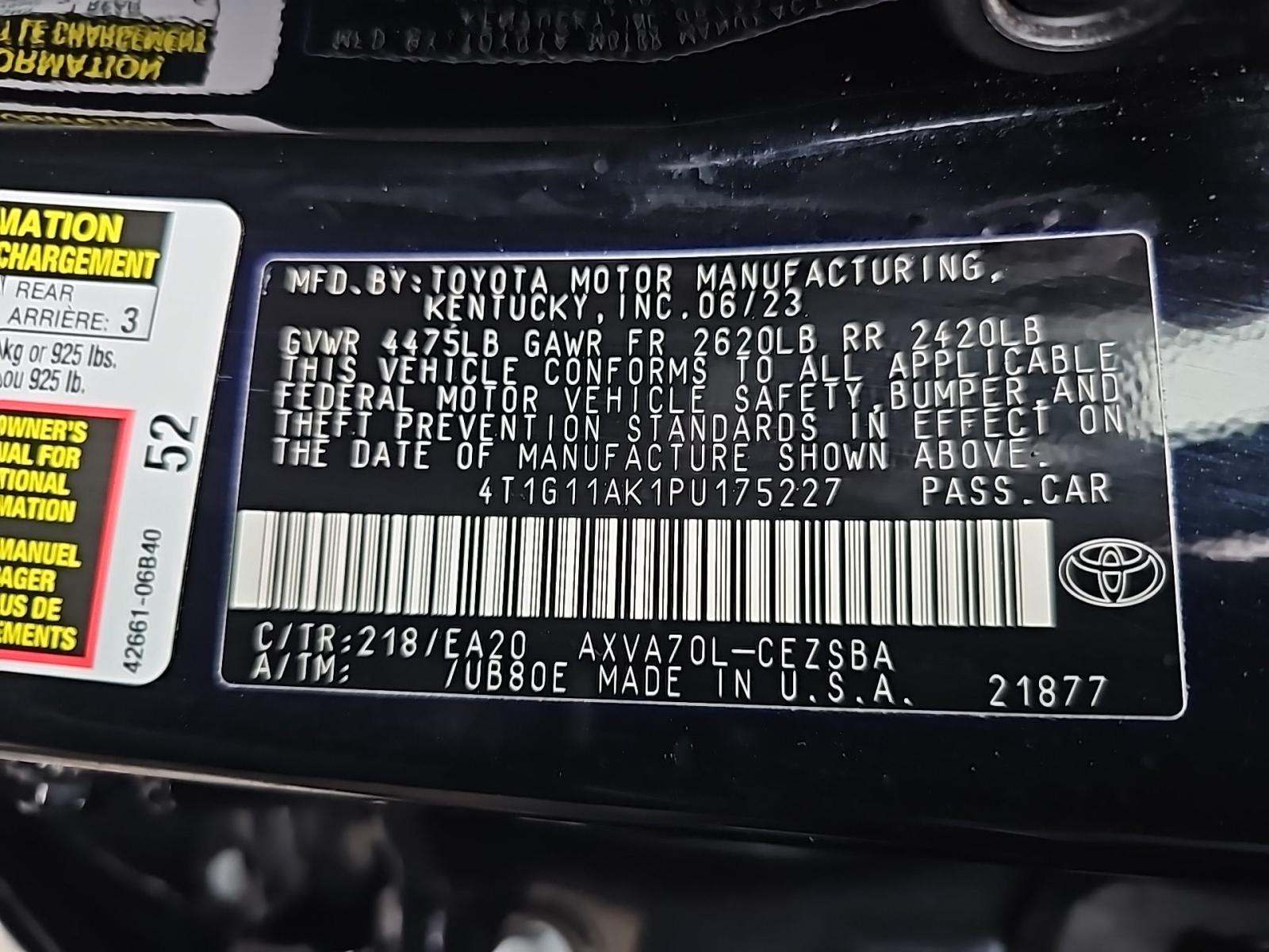 2023 Toyota Camry SE FWD