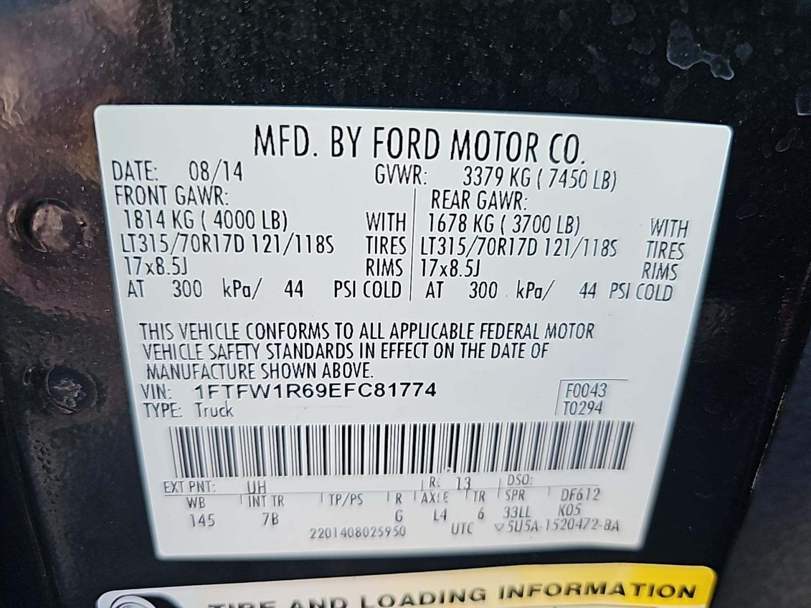 2014 Ford F-150 Raptor AWD