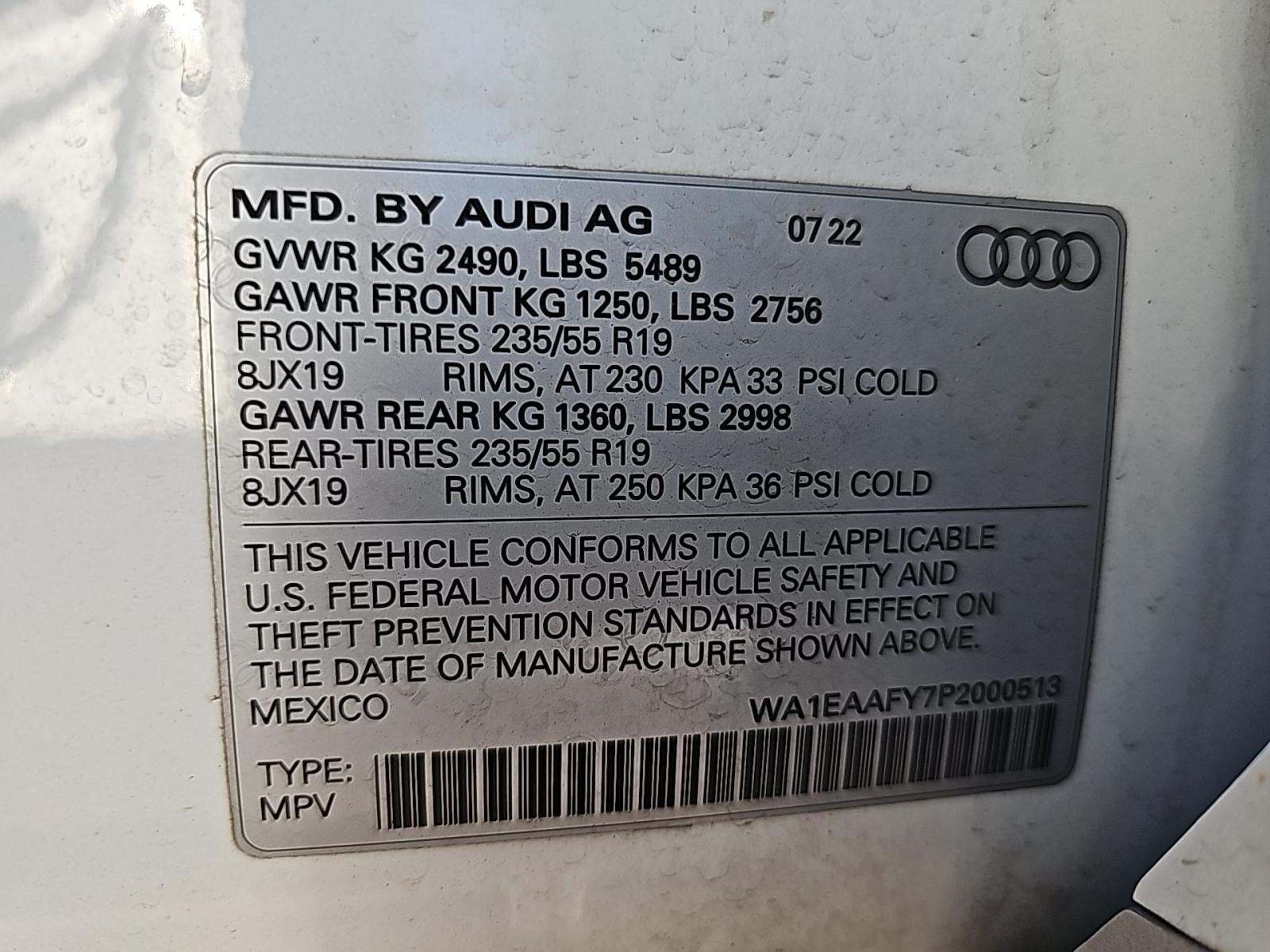 2023 Audi Q5 S line Premium Plus AWD