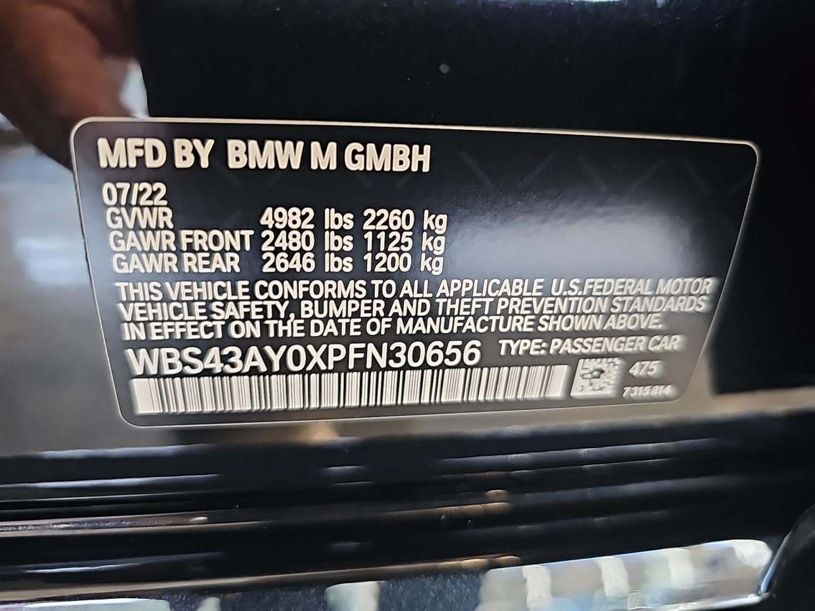 2023 BMW M3 Competition xDrive AWD