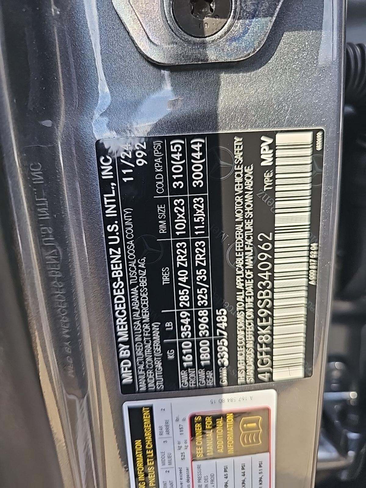 2025 Mercedes-Benz GLS AMG GLS 63 AWD