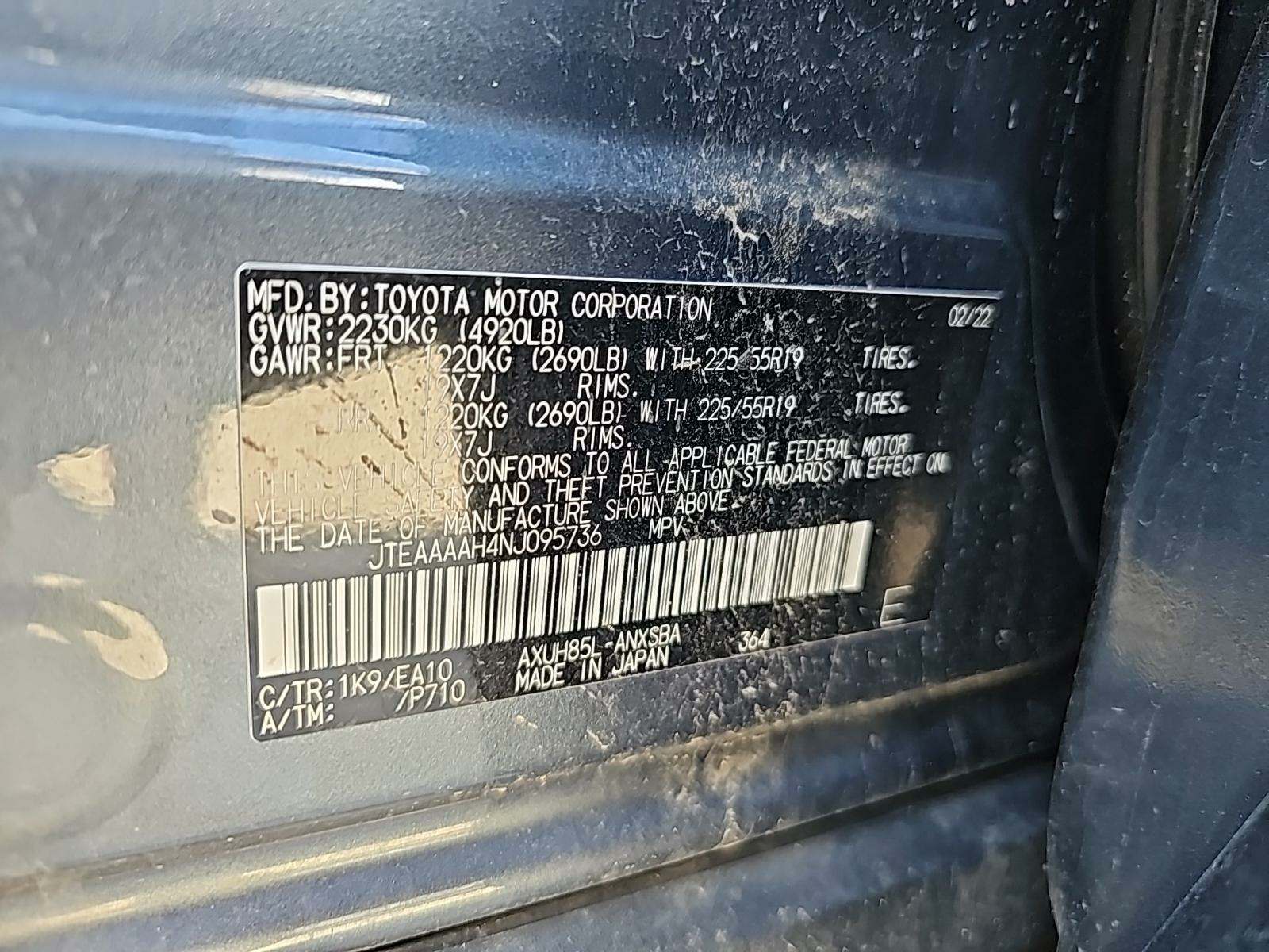 2022 Toyota Venza Limited AWD