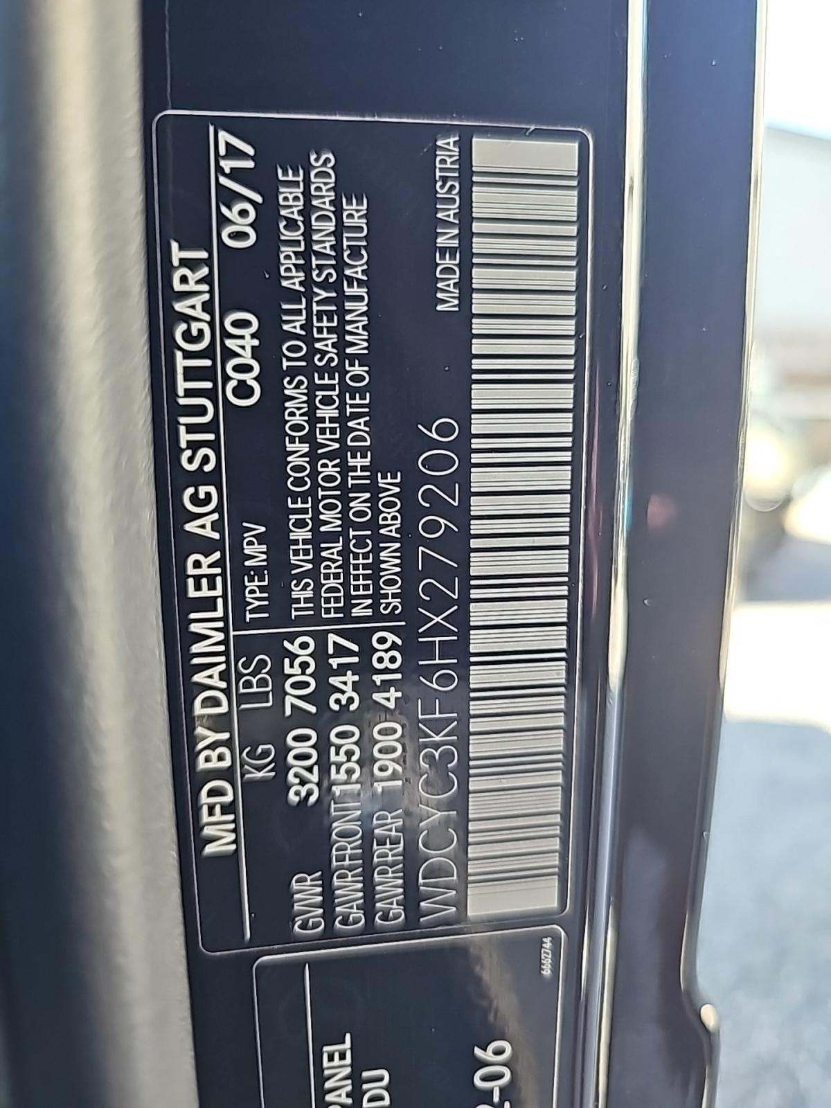 2017 Mercedes-Benz G-Class G 550 AWD